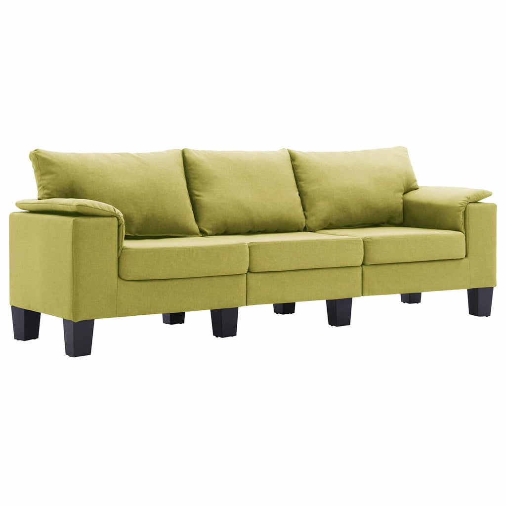 vidaXL Sofa Grün Stoff