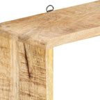 vidaXL 3-tlg. Würfel-Wandregal-Set Massivholz Mango