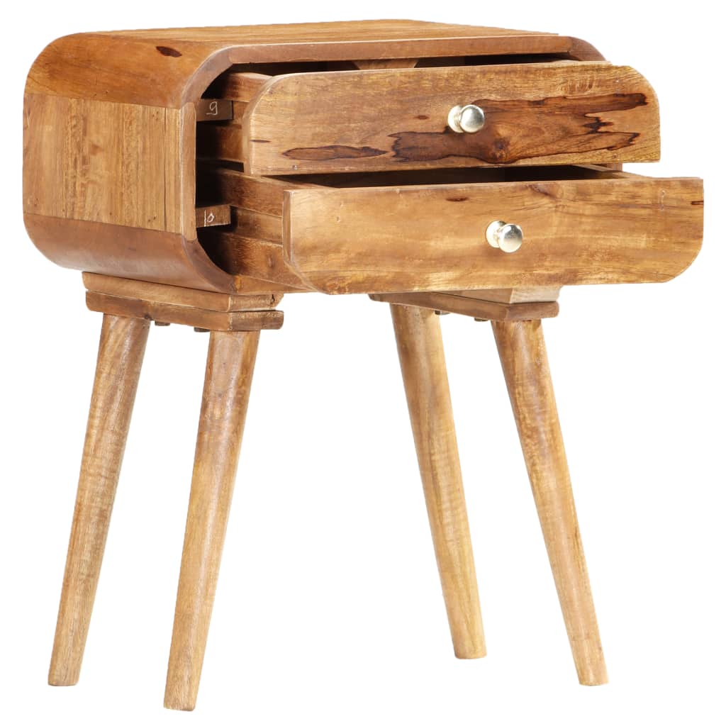 vidaXL Nachttisch Massivholz Mango