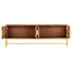 vidaXL TV-Schrank 140×30×50 cm Massivholz Akazie