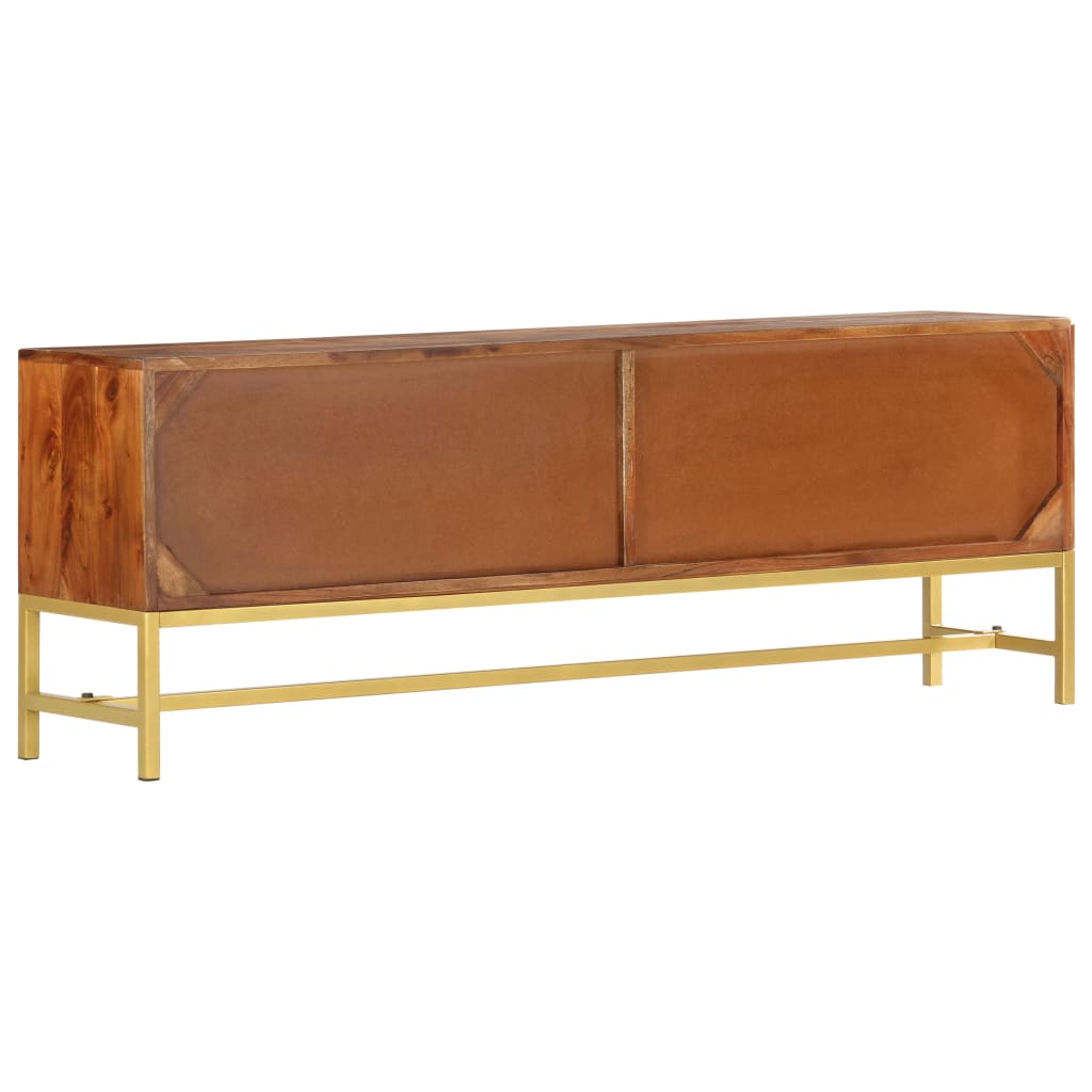 vidaXL TV-Schrank 140×30×50 cm Massivholz Akazie