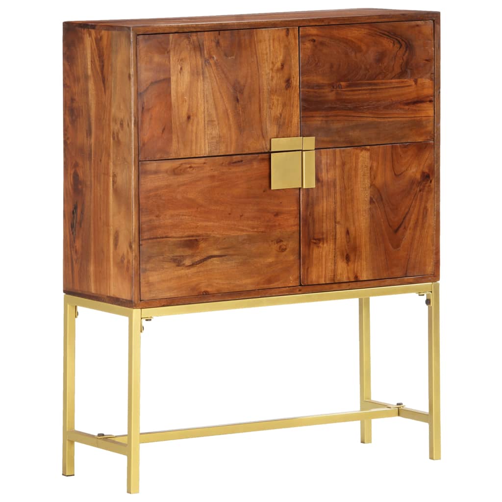 vidaXL Highboard Massivholz Akazie