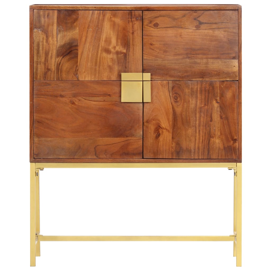 vidaXL Highboard Massivholz Akazie