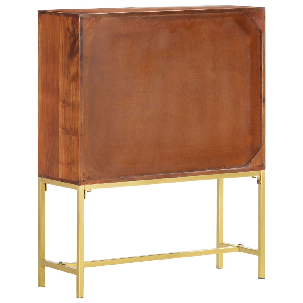vidaXL Highboard Massivholz Akazie