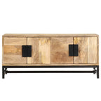 vidaXL Couchtisch 90 x 55 x 40 cm Massivholz Mango
