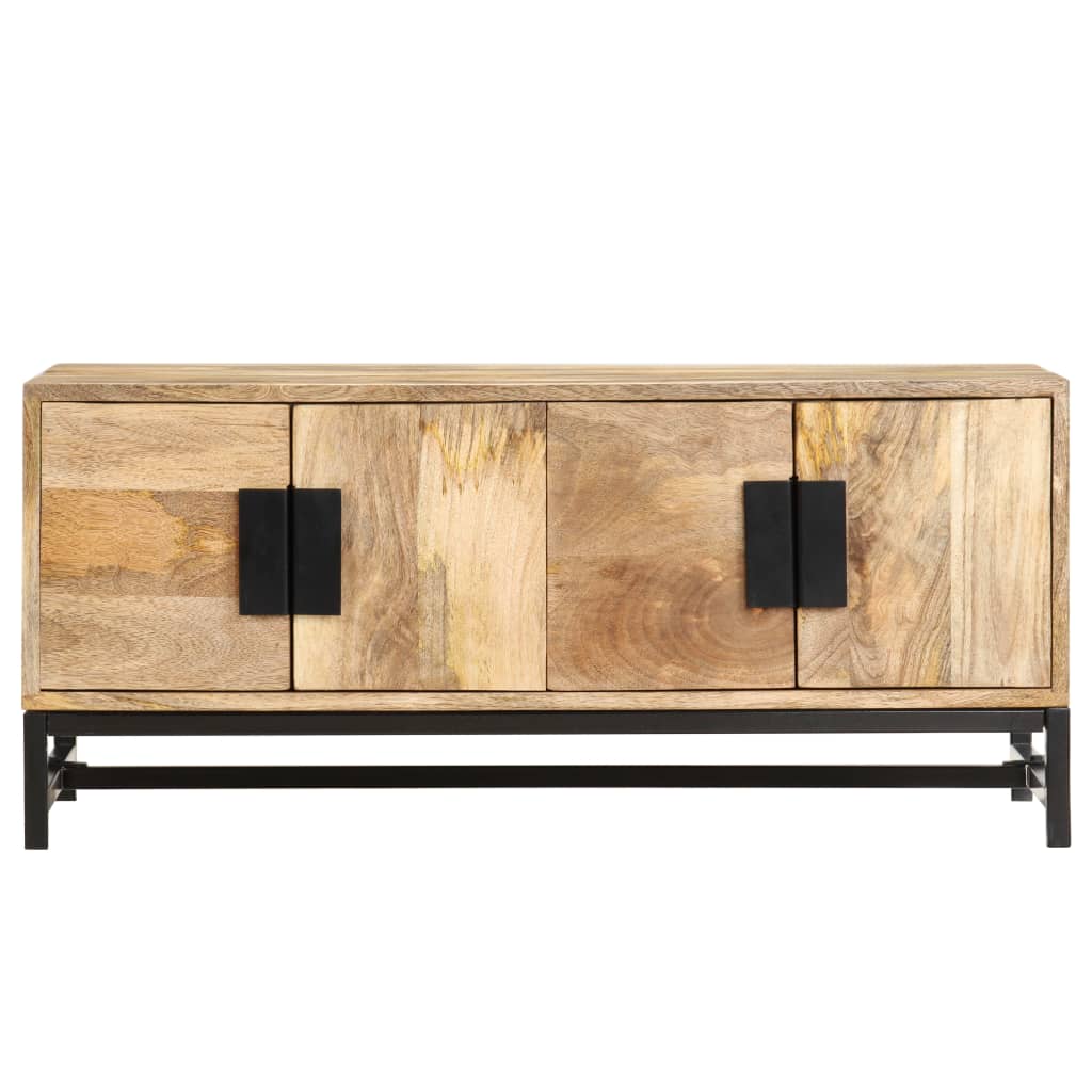 vidaXL Couchtisch 90 x 55 x 40 cm Massivholz Mango