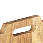 vidaXL Wand-Zeitungsständer 33×10×67 cm Raues Massivholz Mango