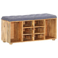 vidaXL Flurbank 100×35×47 cm Mango Massivholz