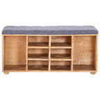 vidaXL Flurbank 100×35×47 cm Mango Massivholz