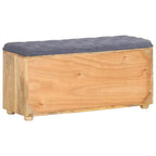 vidaXL Flurbank 100×35×47 cm Mango Massivholz