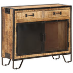 vidaXL Sideboard Raues Mango-Massivholz