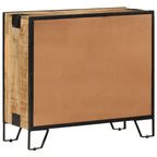 vidaXL Sideboard Raues Mango-Massivholz