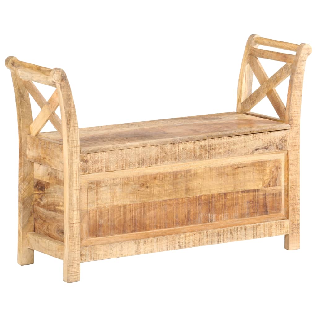 vidaXL Flurbank 103 x 33 x 72 cm Massivholz Mango