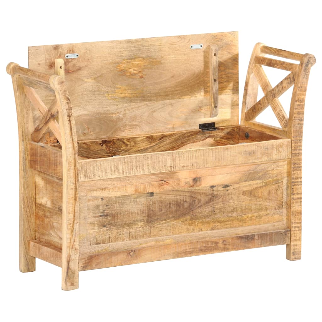 vidaXL Flurbank 103 x 33 x 72 cm Massivholz Mango