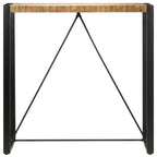 vidaXL Bartisch Massivholz Mango