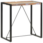 vidaXL Bartisch Recyceltes Massivholz