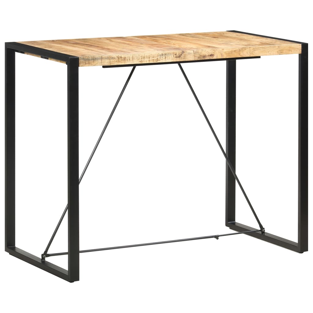 vidaXL Bartisch Massivholz Mango