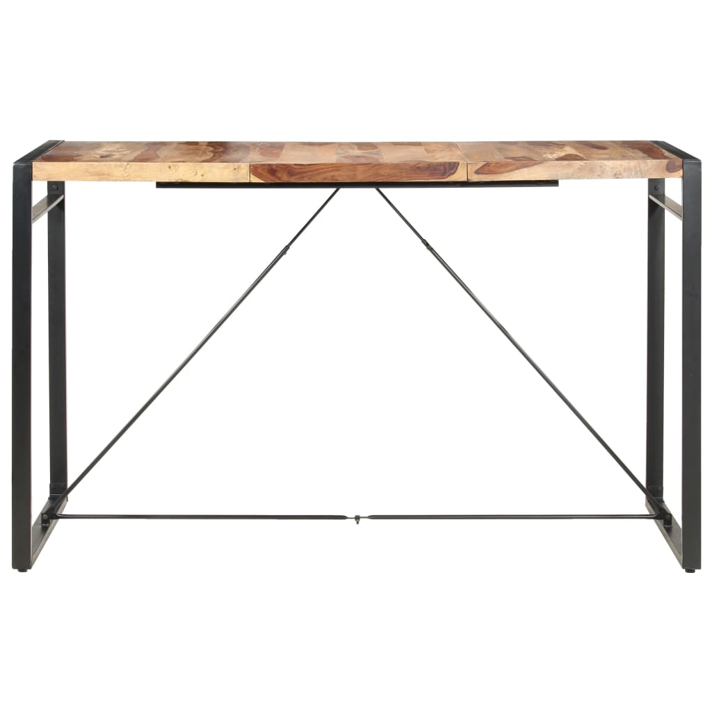 vidaXL Bartisch Massivholz Akazie
