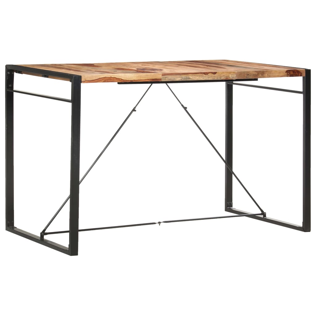 vidaXL Bartisch Massivholz Akazie