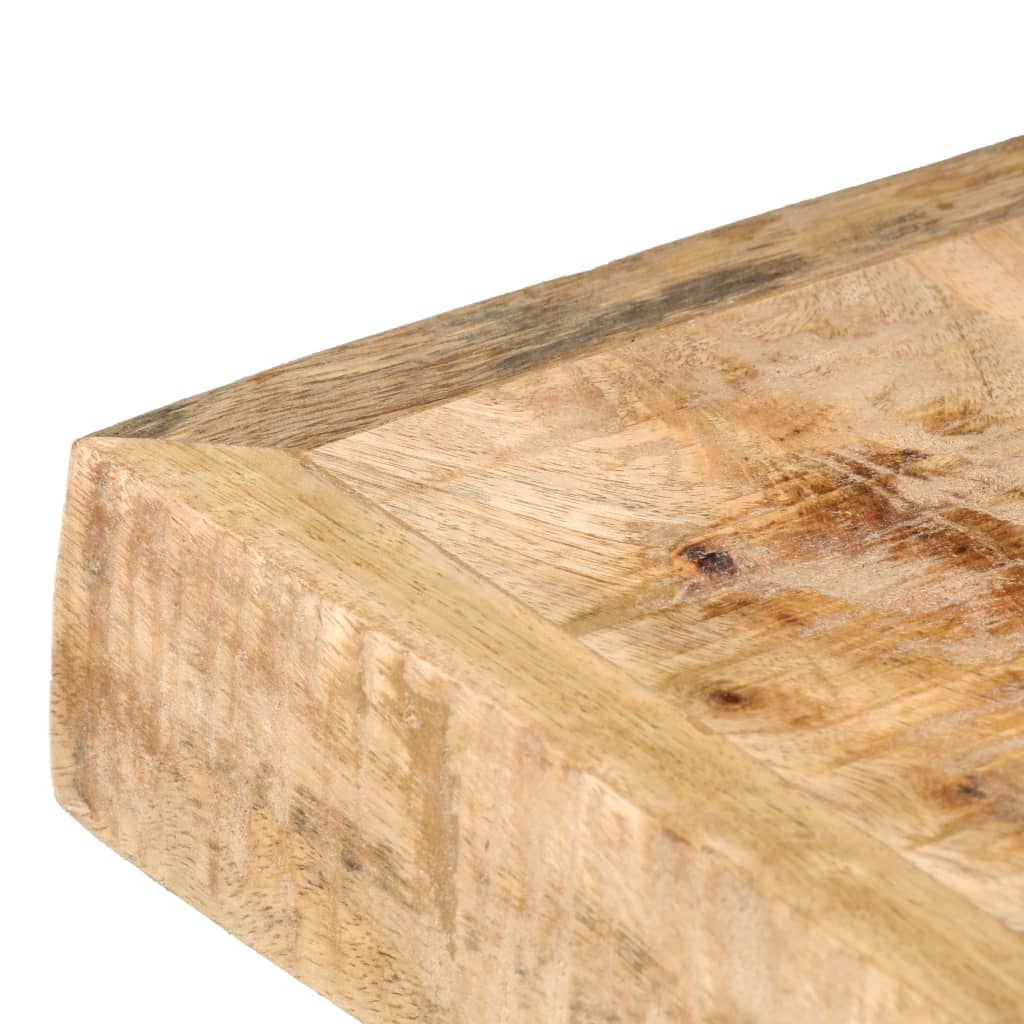 vidaXL Esstisch 180 x 90 x 76 cm Raues Mango-Massivholz