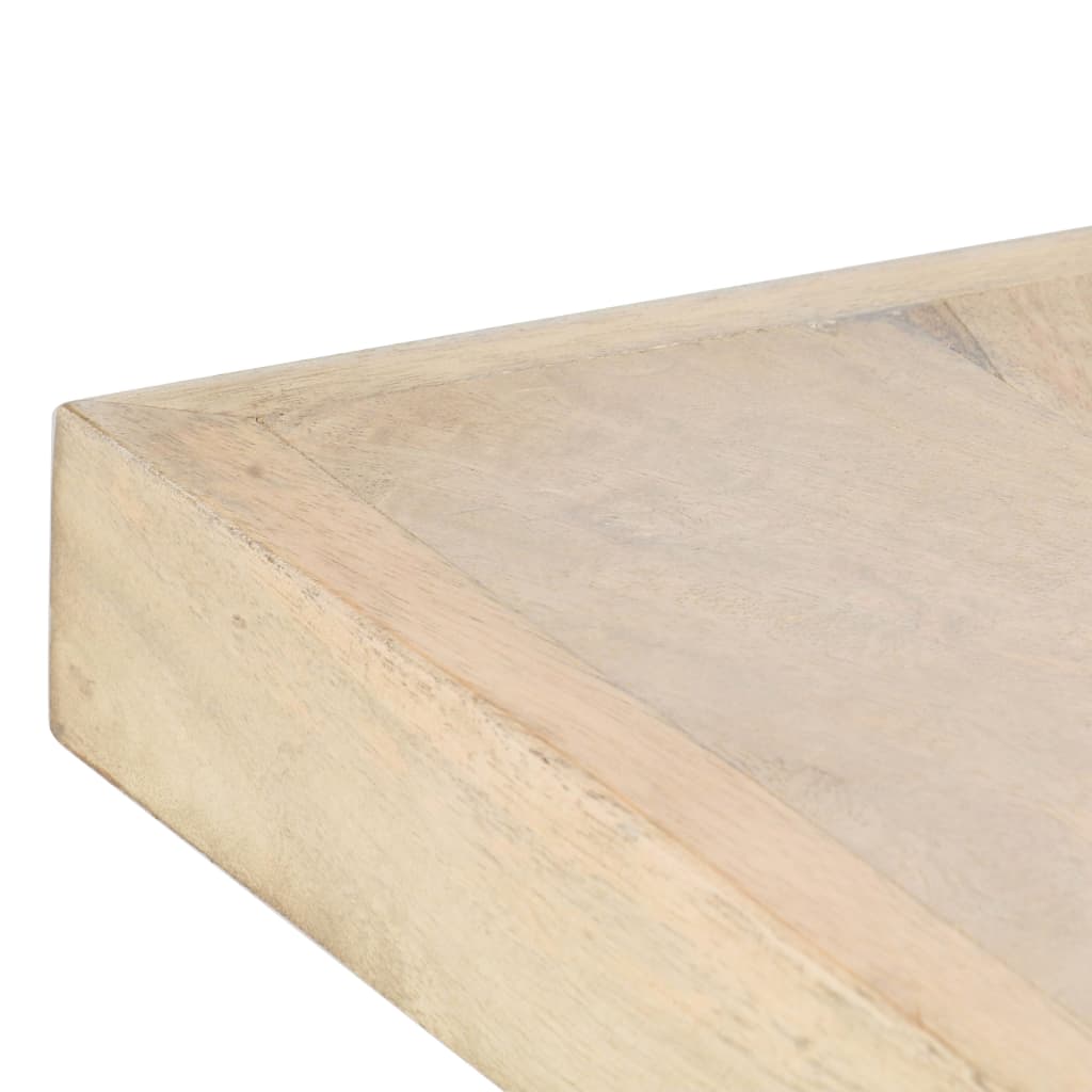vidaXL Esstisch 180 x 90 x 76 cm Massives Gebleichtes Mangoholz