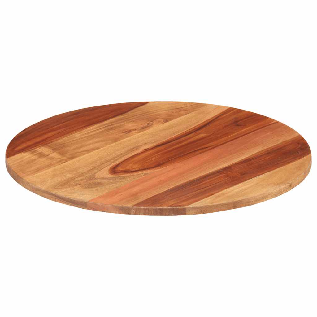 vidaXL Tischplatte Massivholz Palisander Rund 15-16 mm 40 cm