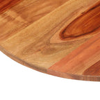 vidaXL Tischplatte Massivholz Palisander Rund 15-16 mm 40 cm