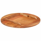 vidaXL Tischplatte Massivholz Akazie Rund 15-16 mm 50 cm