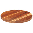 vidaXL Tischplatte Massivholz Palisander Rund 25-27 mm 40 cm