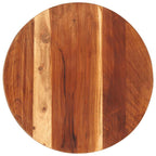 vidaXL Tischplatte Massivholz Palisander Rund 25-27 mm 40 cm