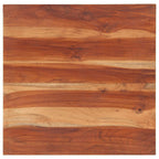 vidaXL Tischplatte Massivholz Akazie 25-27 mm 60x60 cm