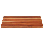 vidaXL Tischplatte Massivholz Akazie 25-27 mm 60x60 cm
