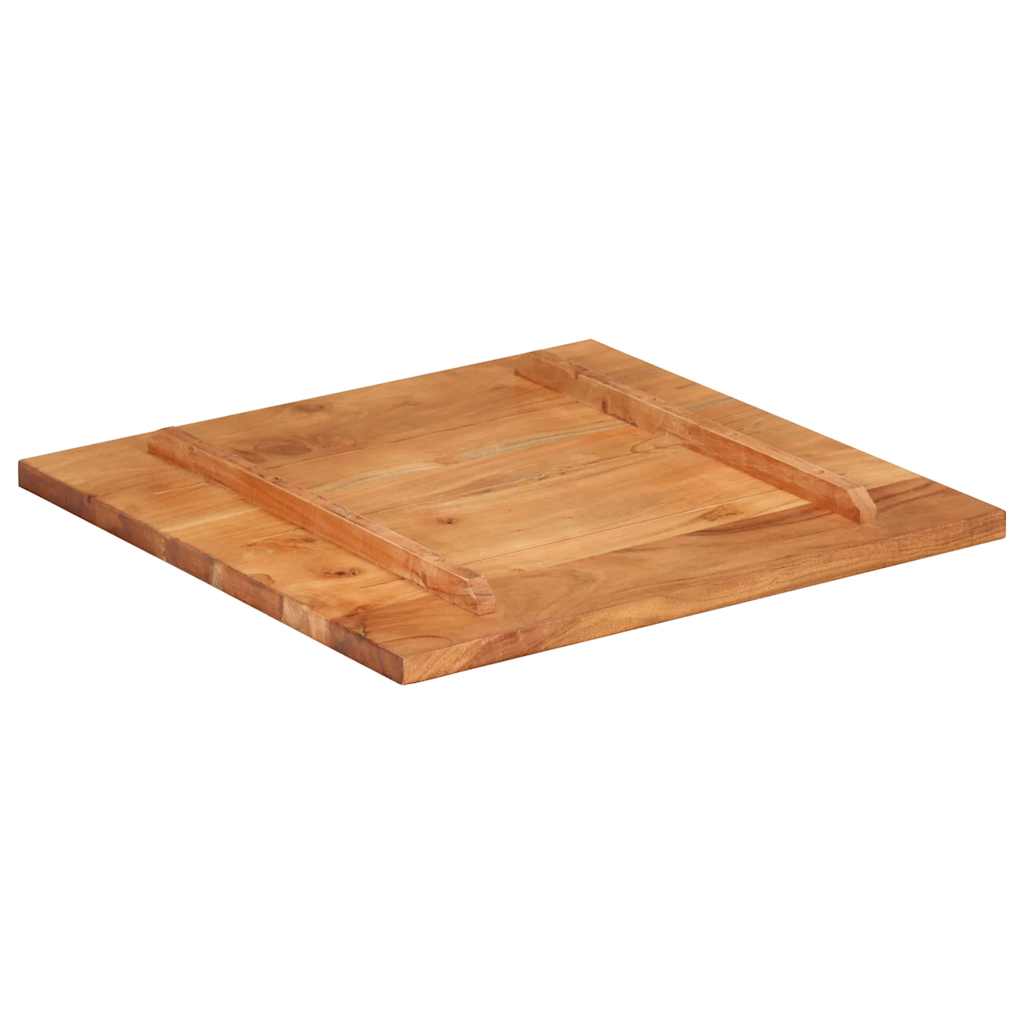vidaXL Tischplatte Massivholz Akazie 25-27 mm 60x60 cm