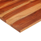vidaXL Tischplatte Massivholz Akazie 25-27 mm 60x60 cm