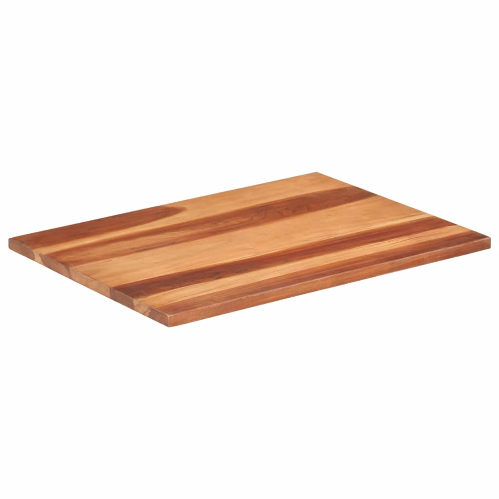 vidaXL Tischplatte Massivholz Palisander 25-27 mm 60×80 cm