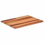 vidaXL Tischplatte Massivholz Palisander 25-27 mm 60×80 cm