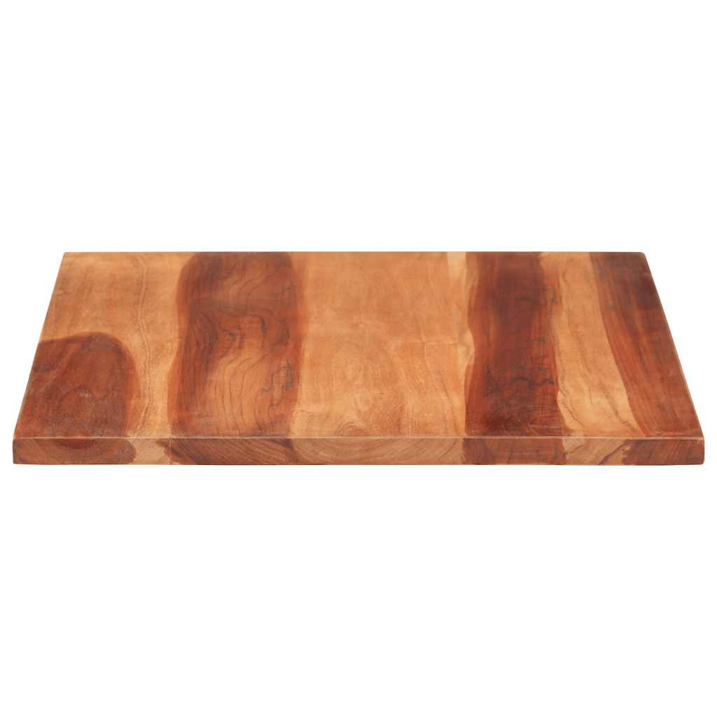 vidaXL Tischplatte Massivholz Palisander 25-27 mm 60×80 cm