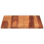 vidaXL Tischplatte Massivholz Palisander 25-27 mm 60×80 cm
