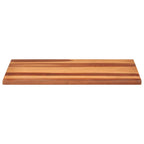 vidaXL Tischplatte Massivholz Palisander 25-27 mm 60×80 cm