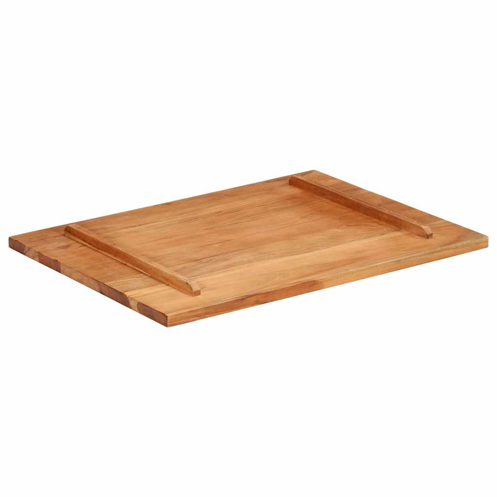 vidaXL Tischplatte Massivholz Palisander 25-27 mm 60×80 cm
