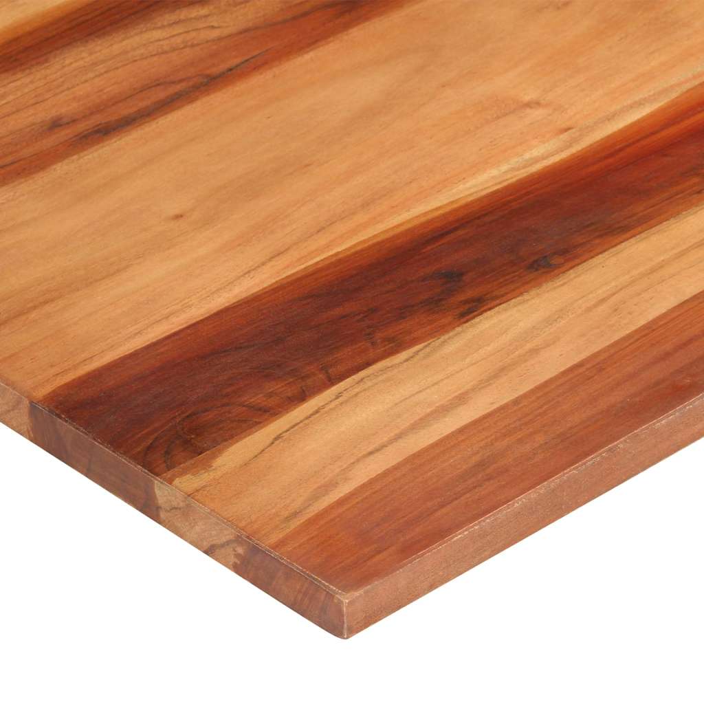 vidaXL Tischplatte Massivholz Palisander 25-27 mm 60×80 cm