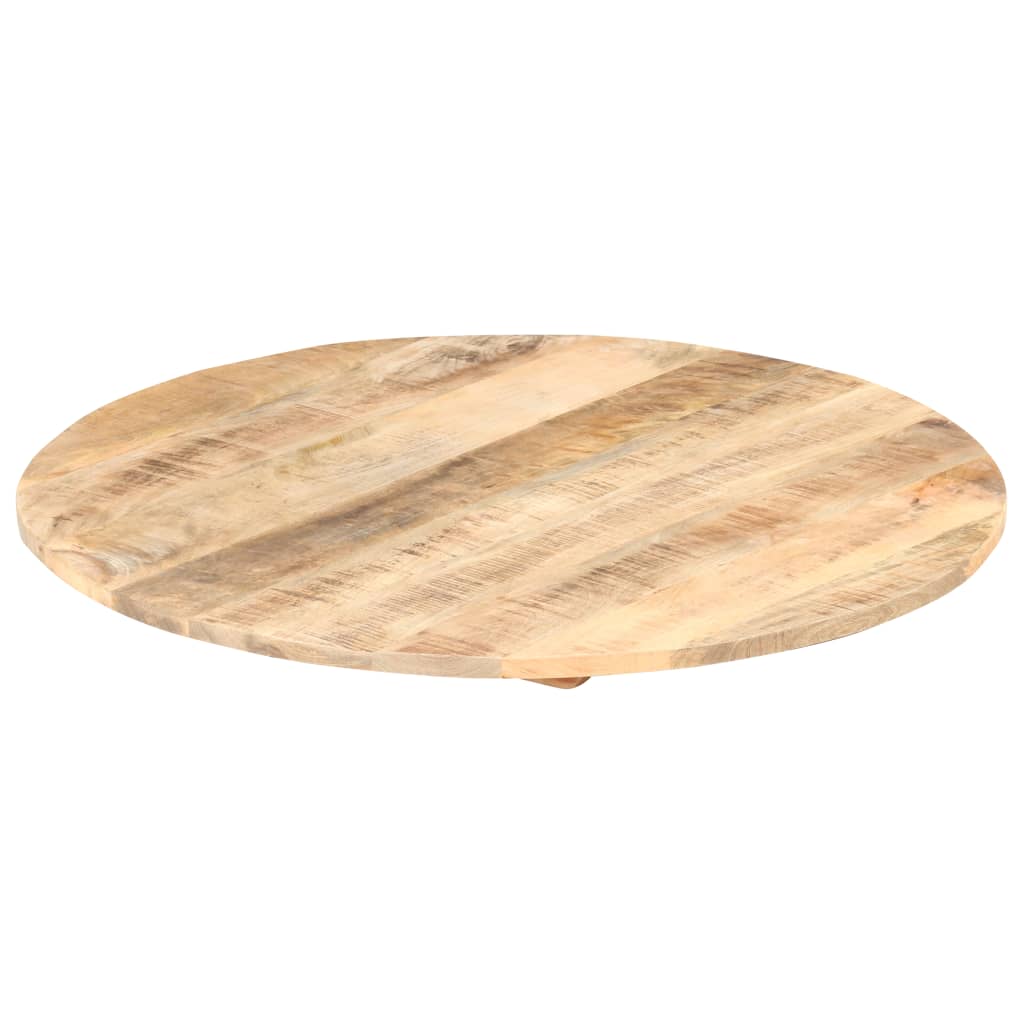 vidaXL Tischplatte Massivholz Mango Rund 15-16 mm 40 cm