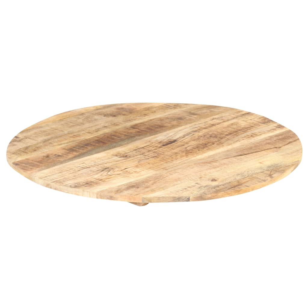 vidaXL Tischplatte Massivholz Mango Rund 15-16 mm 40 cm