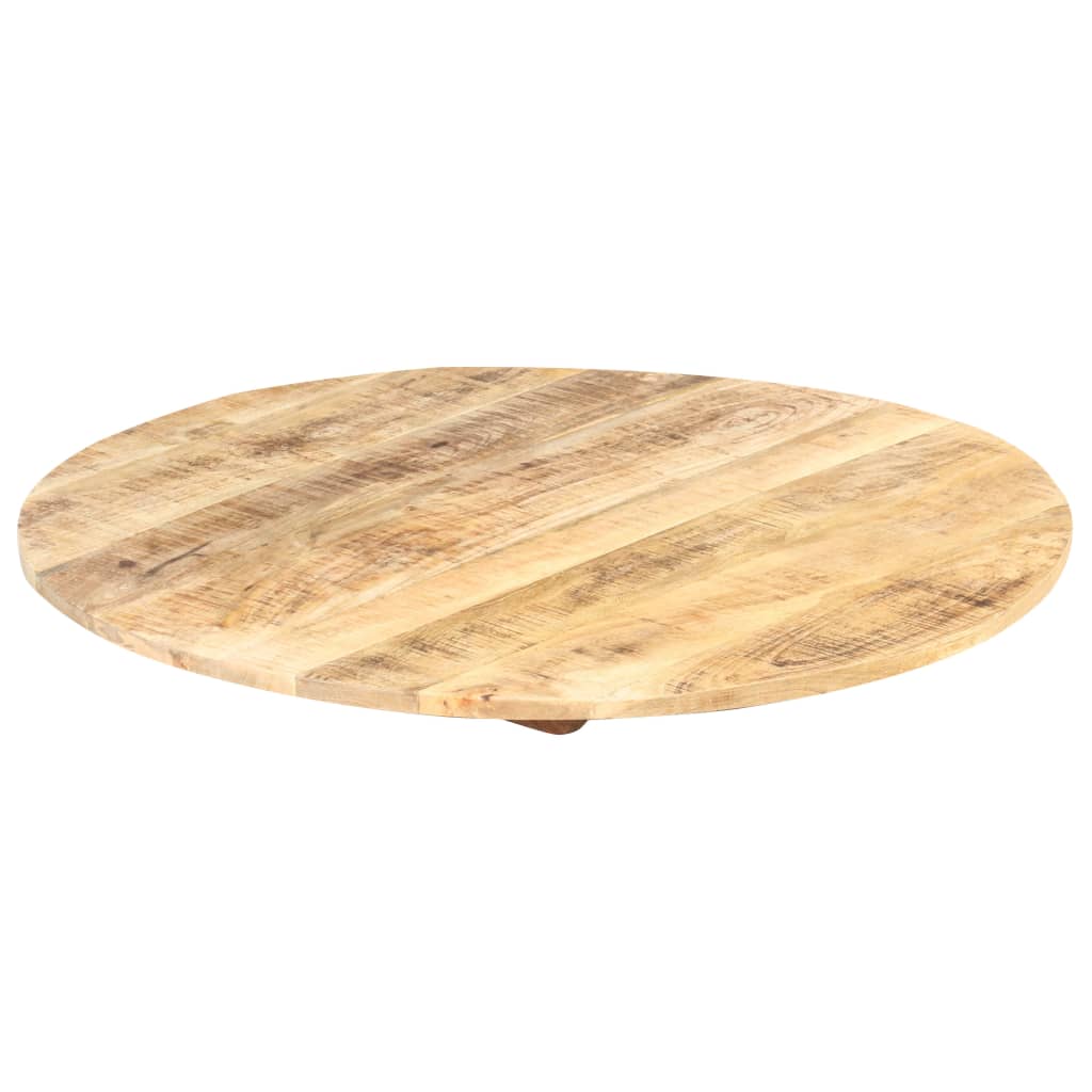 vidaXL Tischplatte Massivholz Mango Rund 15-16 mm 40 cm