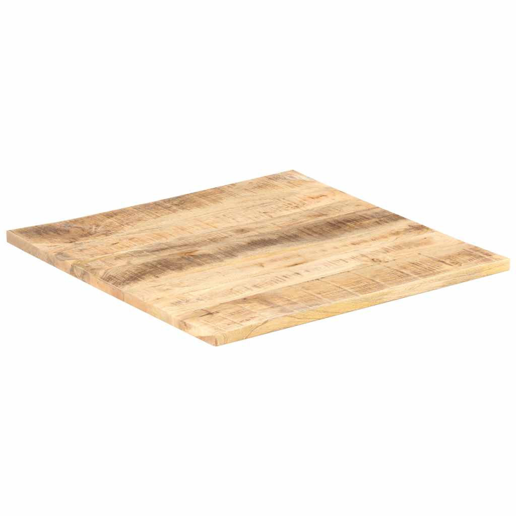 vidaXL Tischplatte Massivholz Mango 25-27 mm 60x60 cm