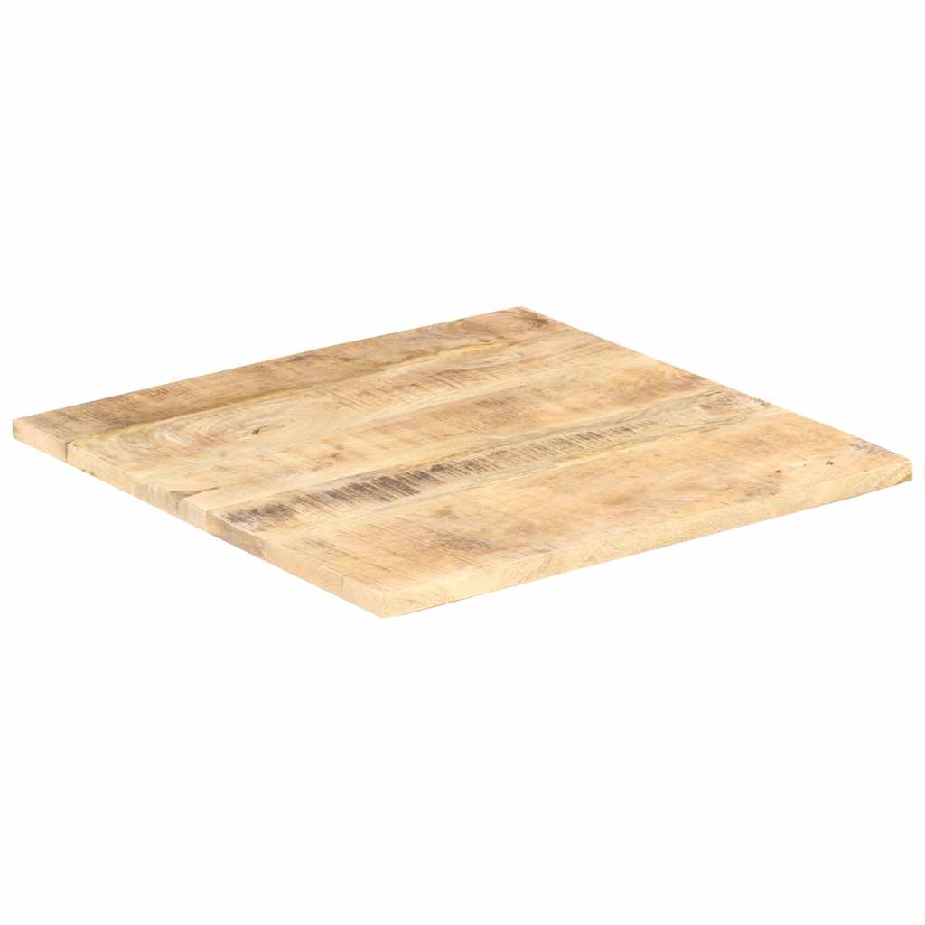 vidaXL Tischplatte Massivholz Mango 25-27 mm 60x60 cm