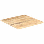 vidaXL Tischplatte Massivholz Mango 25-27 mm 60x60 cm