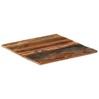 vidaXL Tischplatte Quadratisch 60x60 cm 15-16 mm Altholz Massiv