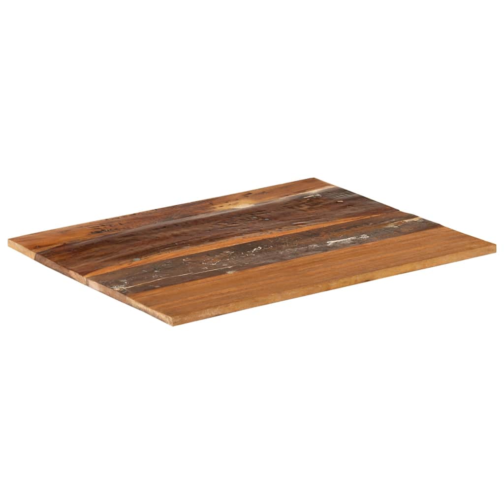 vidaXL Tischplatte Rechteckig 60x70 cm 15-16 mm Altholz Massiv