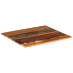 vidaXL Tischplatte Rechteckig 60x70 cm 15-16 mm Altholz Massiv